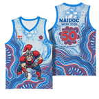 Newcastle Knights NAIDOC Week 2026 Basketball Jersey First Nations of Australia Aboriginal Mascot Rugby