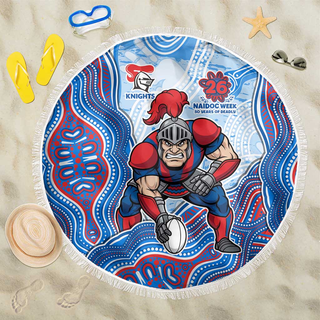 Newcastle Knights NAIDOC Week 2026 Beach Blanket First Nations of Australia Aboriginal Mascot Rugby