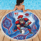 Newcastle Knights NAIDOC Week 2026 Beach Blanket First Nations of Australia Aboriginal Mascot Rugby