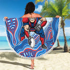 Newcastle Knights NAIDOC Week 2026 Beach Blanket First Nations of Australia Aboriginal Mascot Rugby