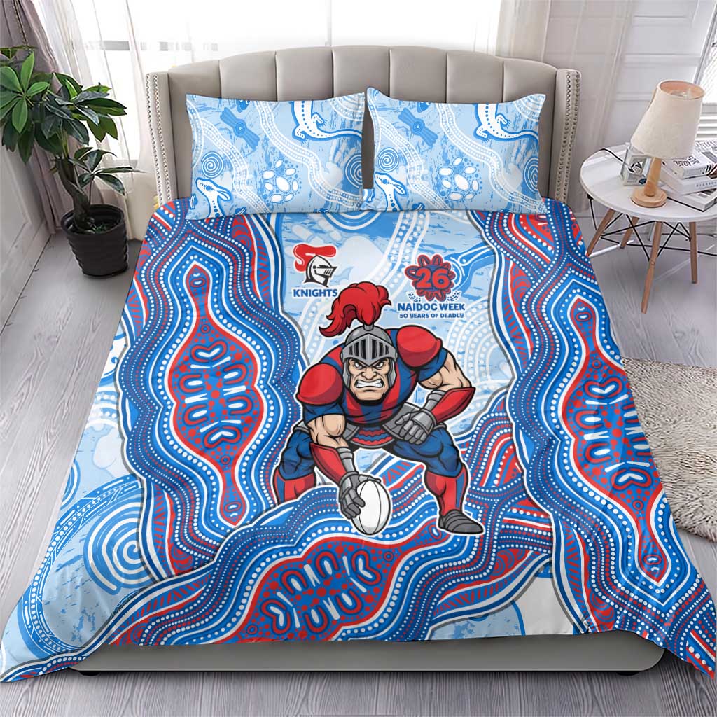 Newcastle Knights NAIDOC Week 2026 Bedding Set First Nations of Australia Aboriginal Mascot Rugby