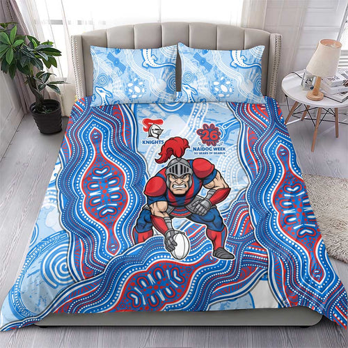 Newcastle Knights NAIDOC Week 2026 Bedding Set First Nations of Australia Aboriginal Mascot Rugby