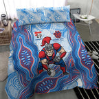 Newcastle Knights NAIDOC Week 2026 Bedding Set First Nations of Australia Aboriginal Mascot Rugby
