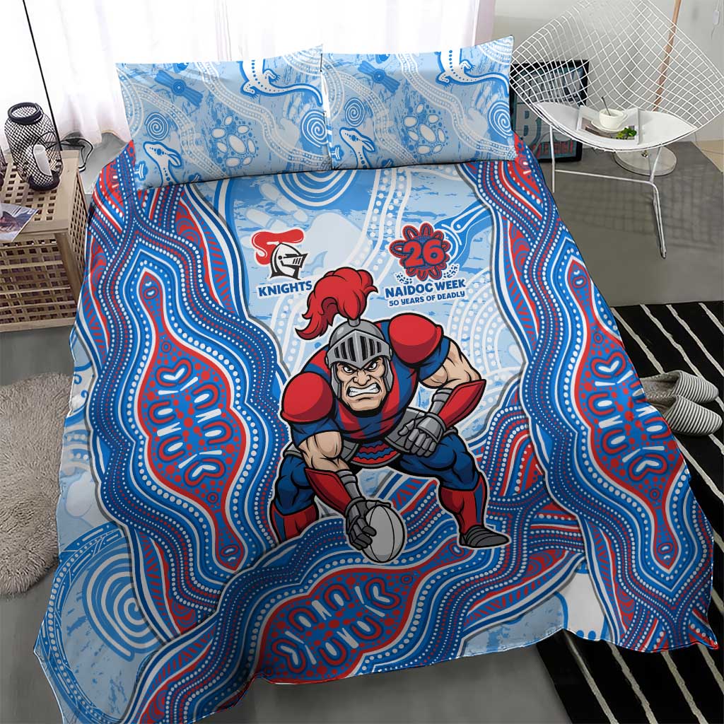 Newcastle Knights NAIDOC Week 2026 Bedding Set First Nations of Australia Aboriginal Mascot Rugby