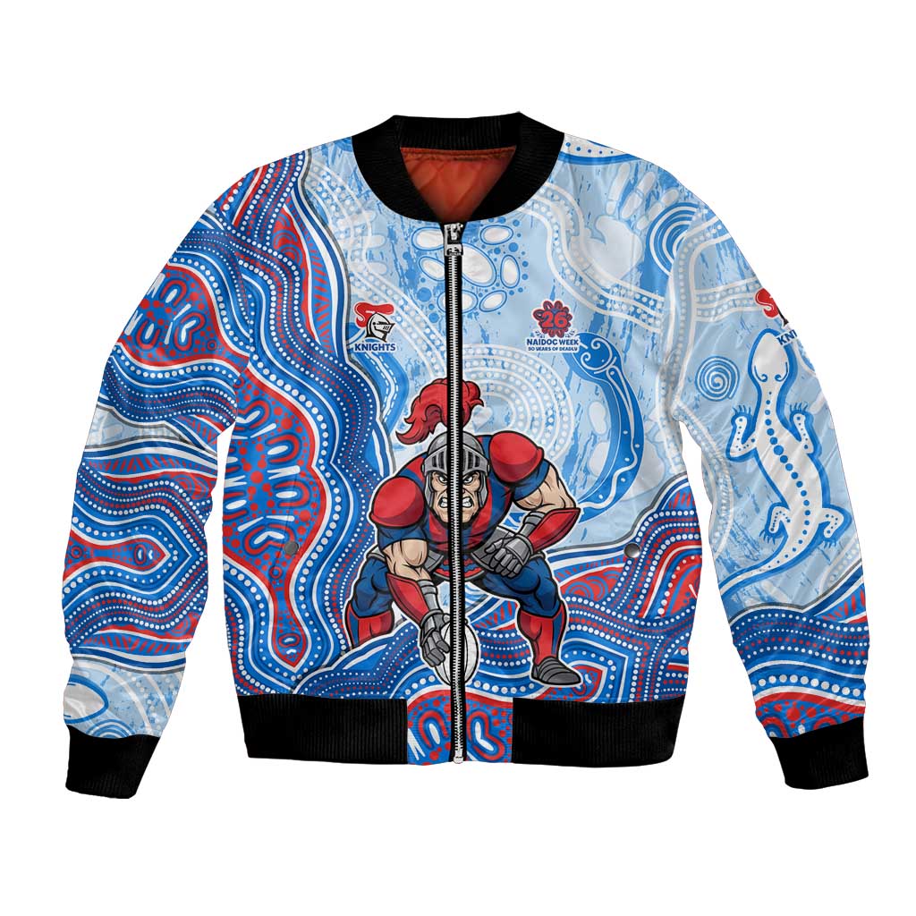 Newcastle Knights NAIDOC Week 2026 Bomber Jacket First Nations of Australia Aboriginal Mascot Rugby