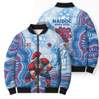 Newcastle Knights NAIDOC Week 2026 Bomber Puffer Jacket First Nations of Australia Aboriginal Mascot Rugby