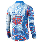 Newcastle Knights NAIDOC Week 2026 Button Sweatshirt First Nations of Australia Aboriginal Mascot Rugby