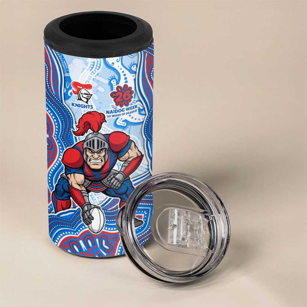 Newcastle Knights NAIDOC Week 2026 4 in 1 Can Cooler Tumbler First Nations of Australia Aboriginal Mascot Rugby