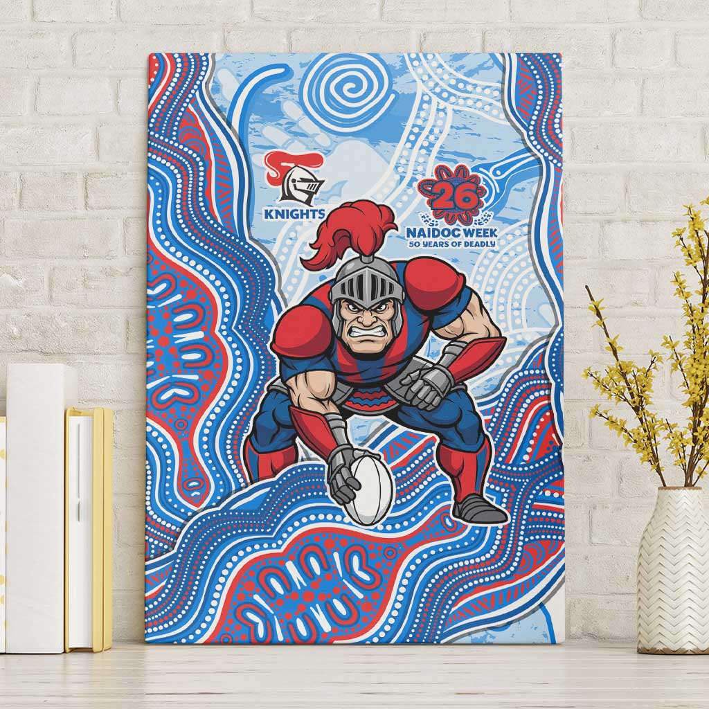 Newcastle Knights NAIDOC Week 2026 Canvas Wall Art First Nations of Australia Aboriginal Mascot Rugby