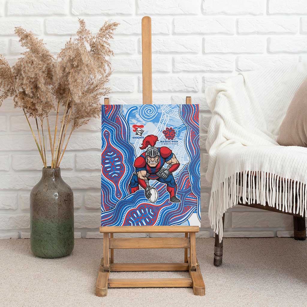 Newcastle Knights NAIDOC Week 2026 Canvas Wall Art First Nations of Australia Aboriginal Mascot Rugby