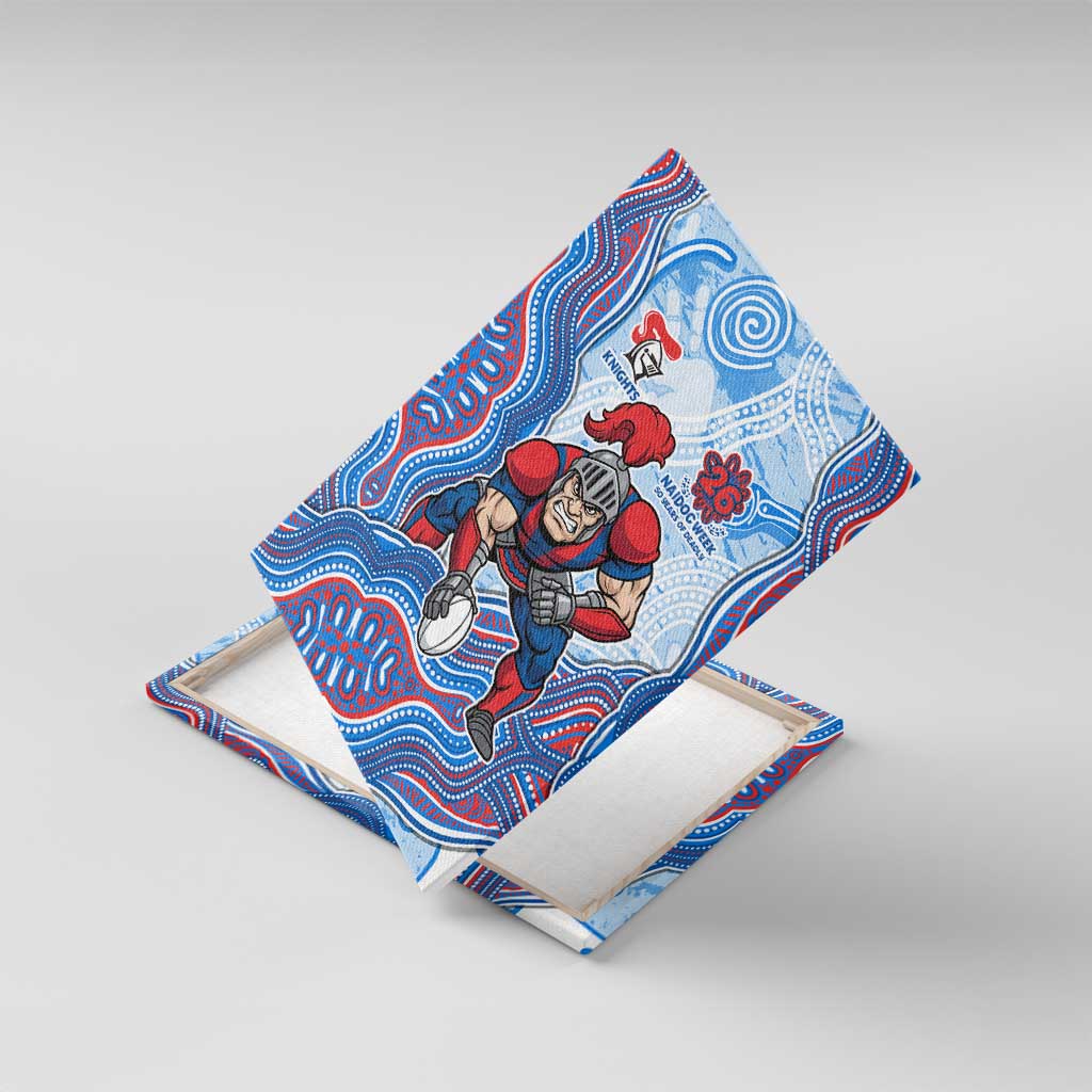 Newcastle Knights NAIDOC Week 2026 Canvas Wall Art First Nations of Australia Aboriginal Mascot Rugby