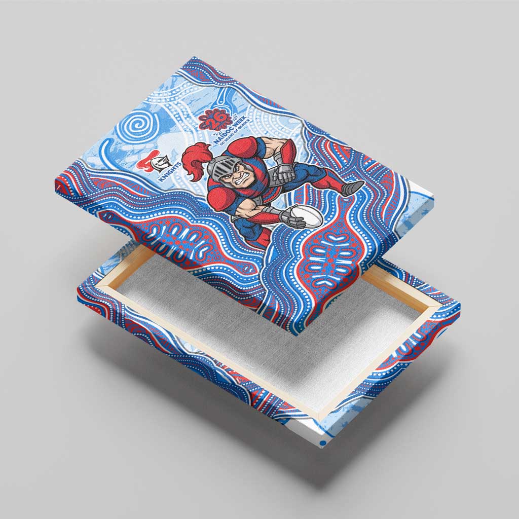 Newcastle Knights NAIDOC Week 2026 Canvas Wall Art First Nations of Australia Aboriginal Mascot Rugby