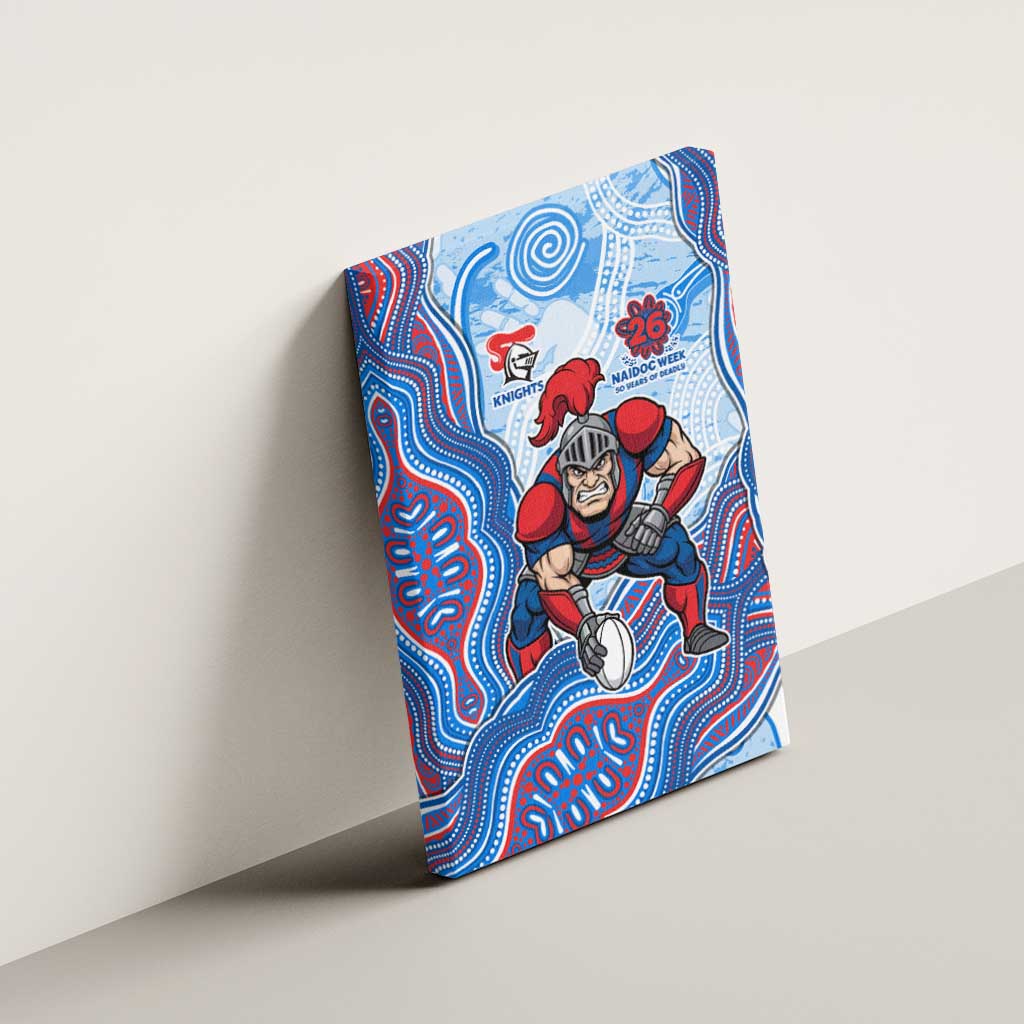 Newcastle Knights NAIDOC Week 2026 Canvas Wall Art First Nations of Australia Aboriginal Mascot Rugby