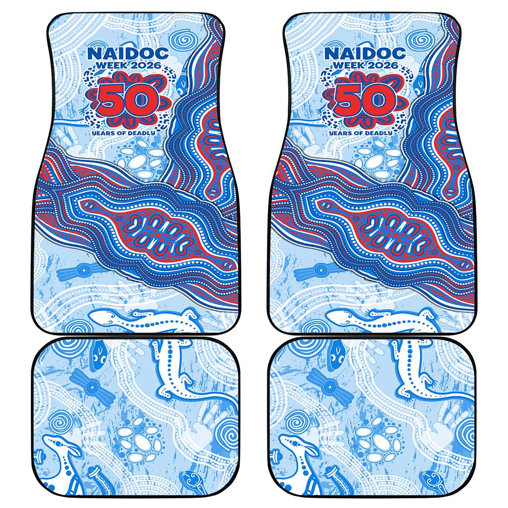 Newcastle Knights NAIDOC Week 2026 Car Mats First Nations of Australia Aboriginal Mascot Rugby
