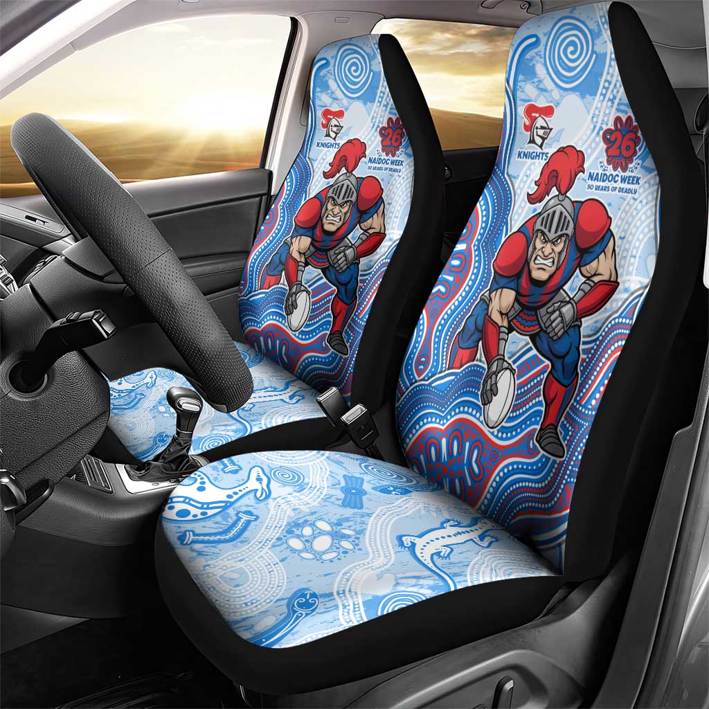 Newcastle Knights NAIDOC Week 2026 Car Seat Cover First Nations of Australia Aboriginal Mascot Rugby