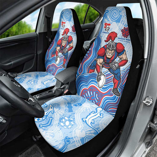 Newcastle Knights NAIDOC Week 2026 Car Seat Cover First Nations of Australia Aboriginal Mascot Rugby