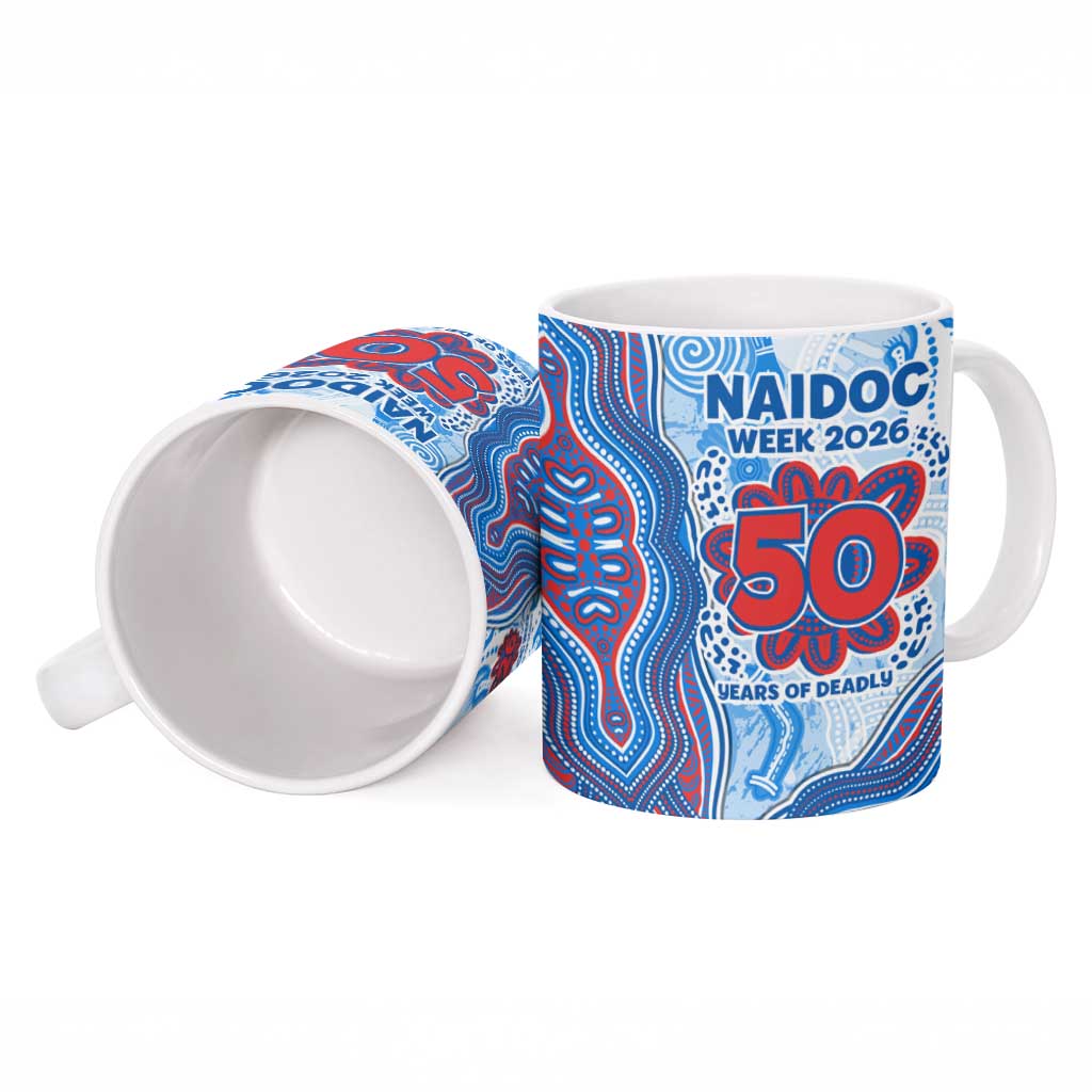 Newcastle Knights NAIDOC Week 2026 Ceramic Mug First Nations of Australia Aboriginal Mascot Rugby