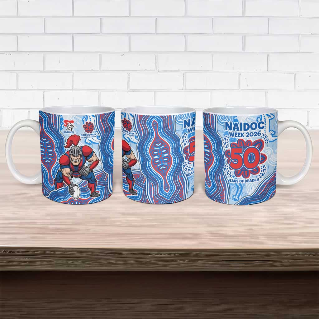 Newcastle Knights NAIDOC Week 2026 Ceramic Mug First Nations of Australia Aboriginal Mascot Rugby
