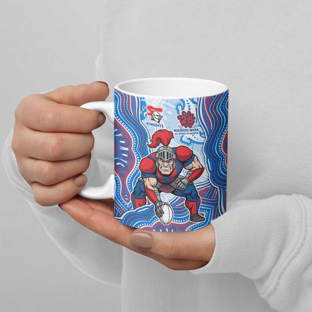 Newcastle Knights NAIDOC Week 2026 Ceramic Mug First Nations of Australia Aboriginal Mascot Rugby