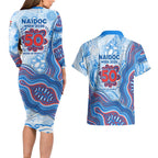 Newcastle Knights NAIDOC Week 2026 Couples Matching Long Sleeve Bodycon Dress and Hawaiian Shirt First Nations of Australia Aboriginal Mascot Rugby