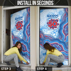 Newcastle Knights NAIDOC Week 2026 Door Cover First Nations of Australia Aboriginal Mascot Rugby