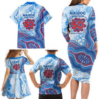 Newcastle Knights NAIDOC Week 2026 Family Matching Long Sleeve Bodycon Dress and Hawaiian Shirt First Nations of Australia Aboriginal Mascot Rugby