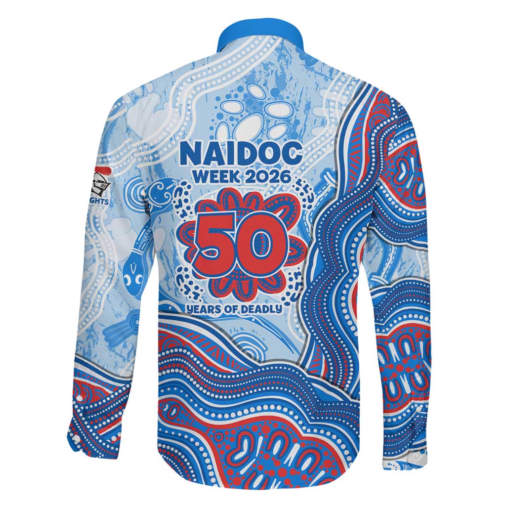 Newcastle Knights NAIDOC Week 2026 Family Matching Puletasi and Hawaiian Shirt First Nations of Australia Aboriginal Mascot Rugby