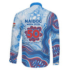 Newcastle Knights NAIDOC Week 2026 Family Matching Puletasi and Hawaiian Shirt First Nations of Australia Aboriginal Mascot Rugby