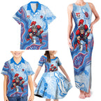 Newcastle Knights NAIDOC Week 2026 Family Matching Tank Maxi Dress and Hawaiian Shirt First Nations of Australia Aboriginal Mascot Rugby