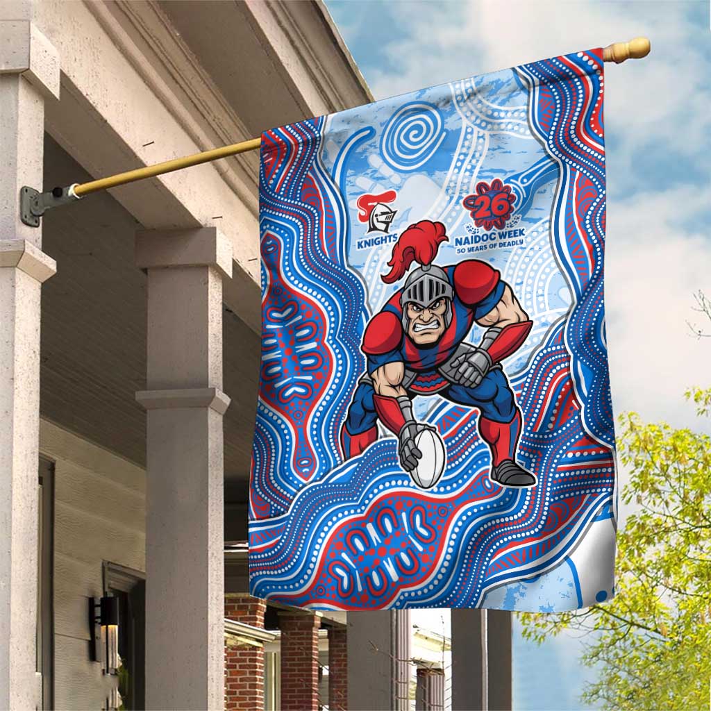 Newcastle Knights NAIDOC Week 2026 Garden Flag First Nations of Australia Aboriginal Mascot Rugby