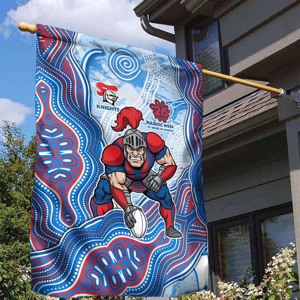 Newcastle Knights NAIDOC Week 2026 Garden Flag First Nations of Australia Aboriginal Mascot Rugby