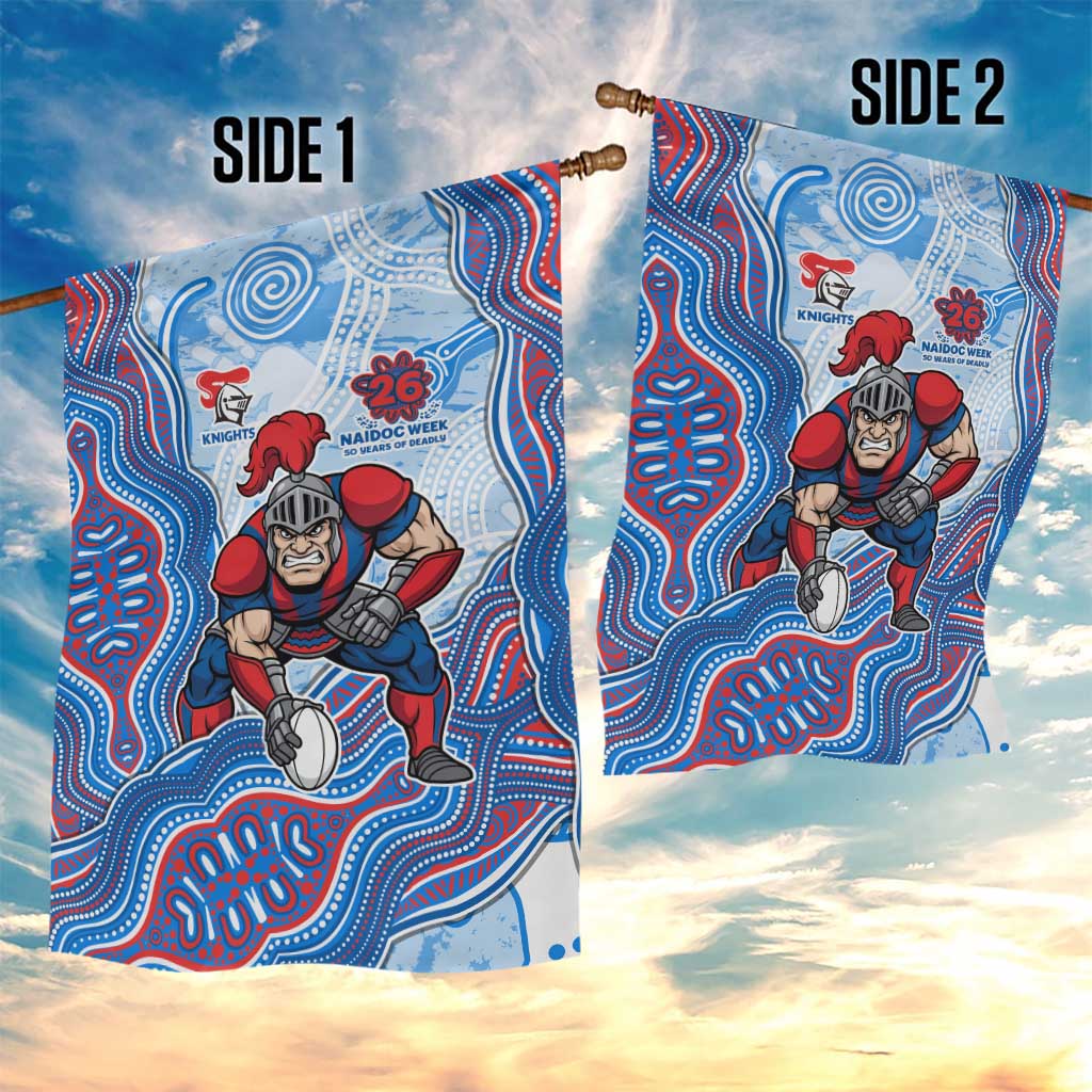 Newcastle Knights NAIDOC Week 2026 Garden Flag First Nations of Australia Aboriginal Mascot Rugby