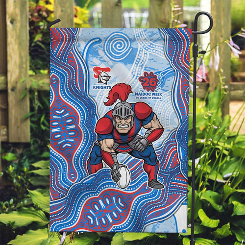 Newcastle Knights NAIDOC Week 2026 Garden Flag First Nations of Australia Aboriginal Mascot Rugby