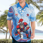 Newcastle Knights NAIDOC Week 2026 Hawaiian Shirt First Nations of Australia Aboriginal Mascot Rugby