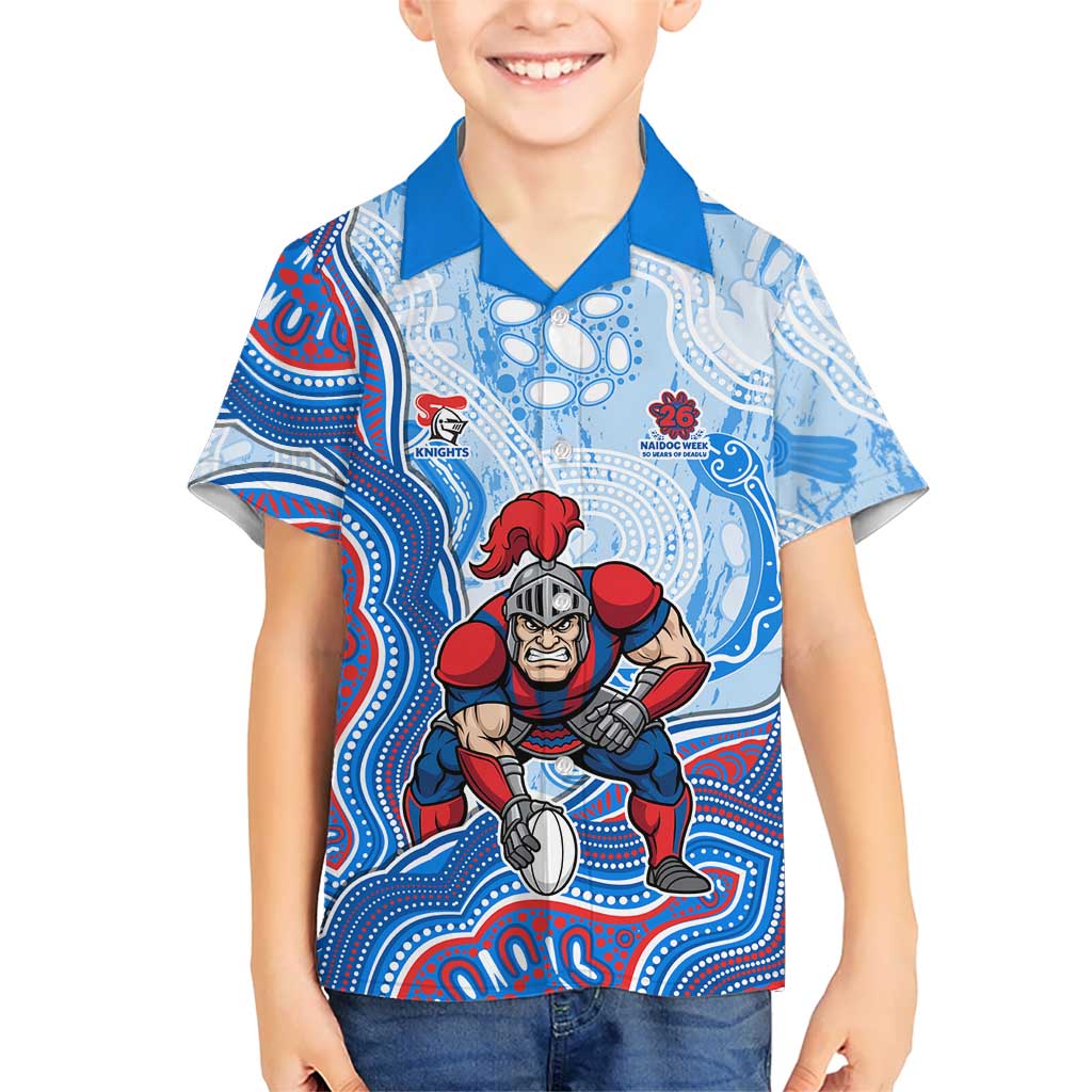 Newcastle Knights NAIDOC Week 2026 Hawaiian Shirt First Nations of Australia Aboriginal Mascot Rugby