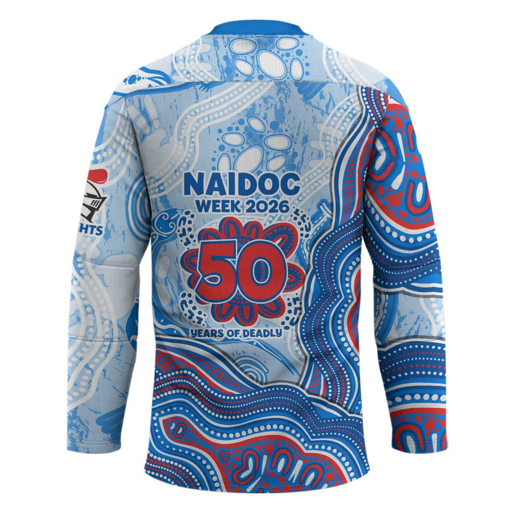 Newcastle Knights NAIDOC Week 2026 Hockey Jersey First Nations of Australia Aboriginal Mascot Rugby