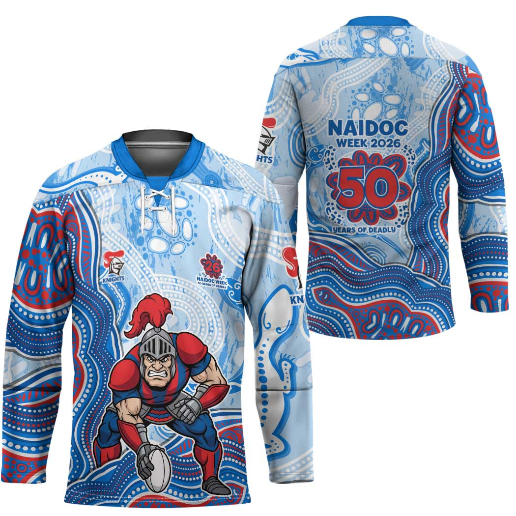 Newcastle Knights NAIDOC Week 2026 Hockey Jersey First Nations of Australia Aboriginal Mascot Rugby