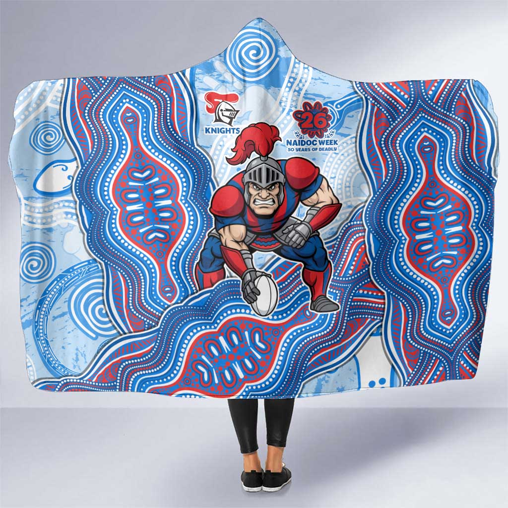 Newcastle Knights NAIDOC Week 2026 Hooded Blanket First Nations of Australia Aboriginal Mascot Rugby