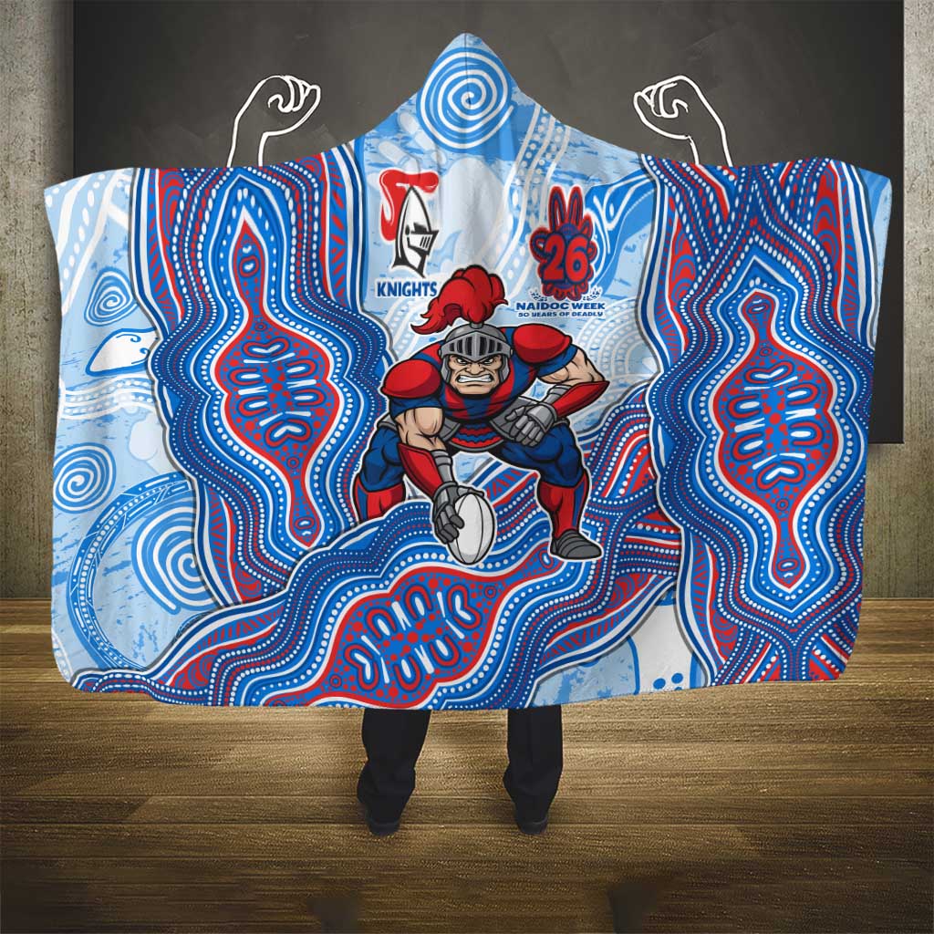 Newcastle Knights NAIDOC Week 2026 Hooded Blanket First Nations of Australia Aboriginal Mascot Rugby