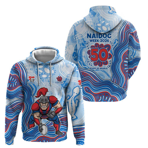 Newcastle Knights NAIDOC Week 2026 Hoodie First Nations of Australia Aboriginal Mascot Rugby