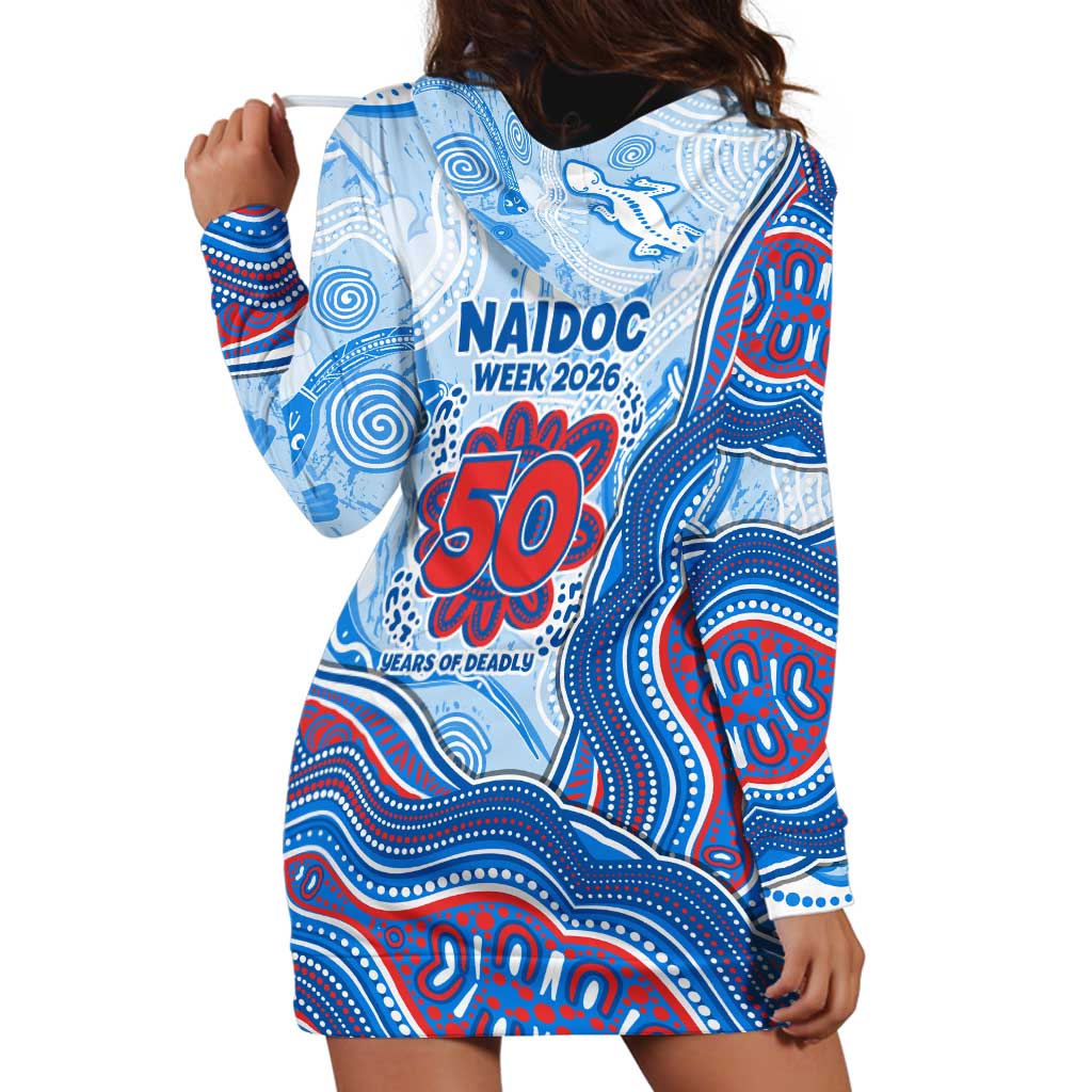 Newcastle Knights NAIDOC Week 2026 Hoodie Dress First Nations of Australia Aboriginal Mascot Rugby