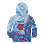 Newcastle Knights NAIDOC Week 2026 Kid Hoodie First Nations of Australia Aboriginal Mascot Rugby