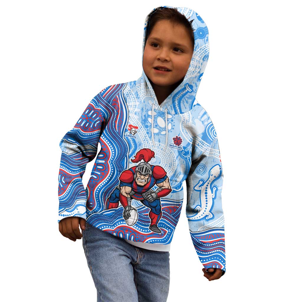 Newcastle Knights NAIDOC Week 2026 Kid Hoodie First Nations of Australia Aboriginal Mascot Rugby