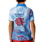 Newcastle Knights NAIDOC Week 2026 Kid Polo Shirt First Nations of Australia Aboriginal Mascot Rugby