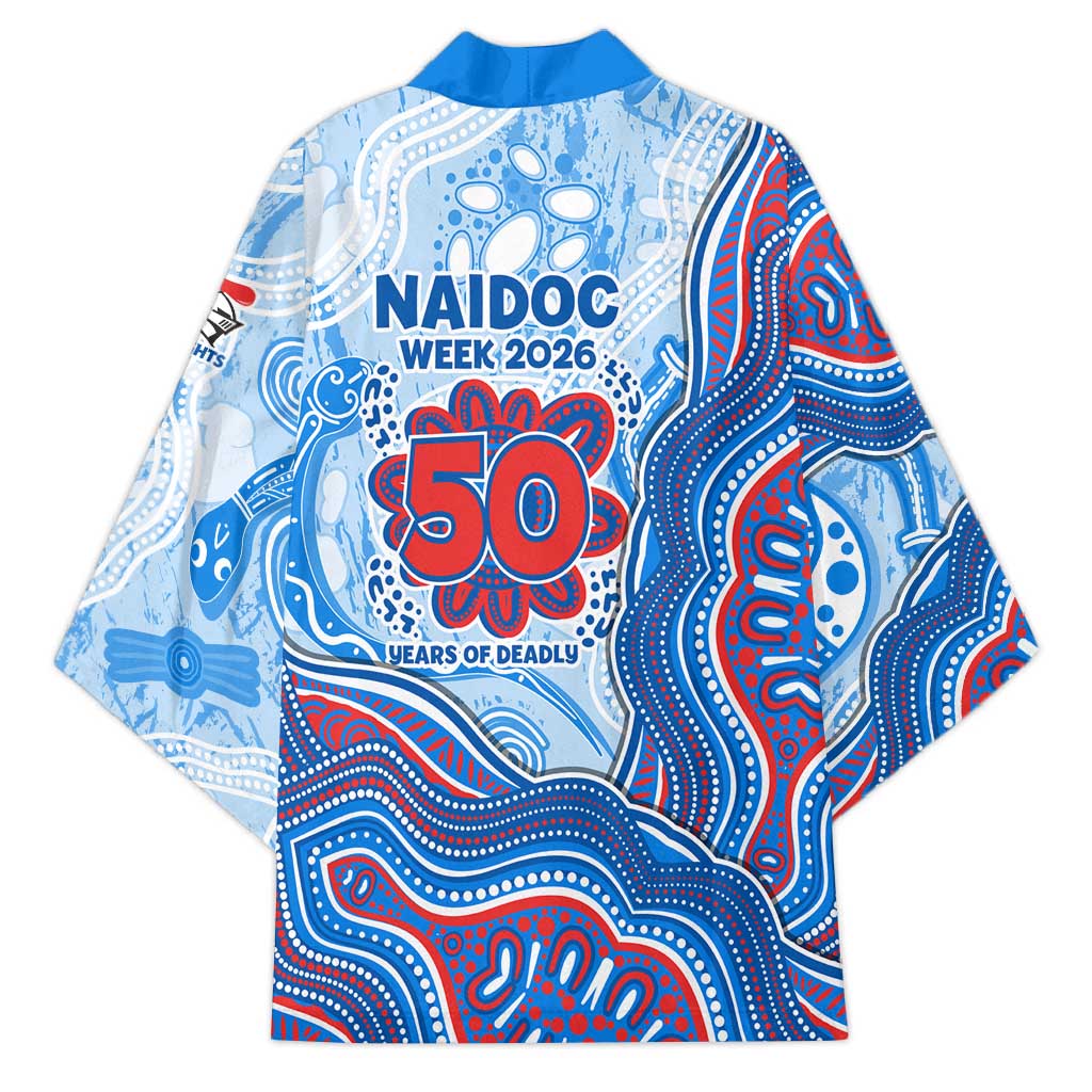 Newcastle Knights NAIDOC Week 2026 Kimono First Nations of Australia Aboriginal Mascot Rugby