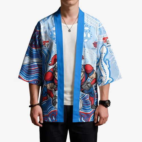 Newcastle Knights NAIDOC Week 2026 Kimono First Nations of Australia Aboriginal Mascot Rugby