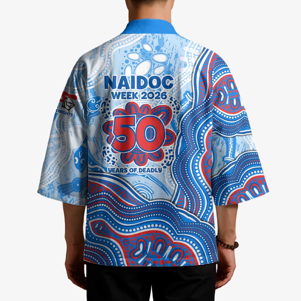Newcastle Knights NAIDOC Week 2026 Kimono First Nations of Australia Aboriginal Mascot Rugby