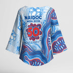 Newcastle Knights NAIDOC Week 2026 Kimono Sleeve Blouse First Nations of Australia Aboriginal Mascot Rugby