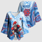 Newcastle Knights NAIDOC Week 2026 Kimono Sleeve Blouse First Nations of Australia Aboriginal Mascot Rugby