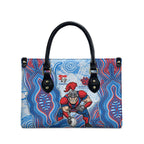 Newcastle Knights NAIDOC Week 2026 Leather Bag First Nations of Australia Aboriginal Mascot Rugby